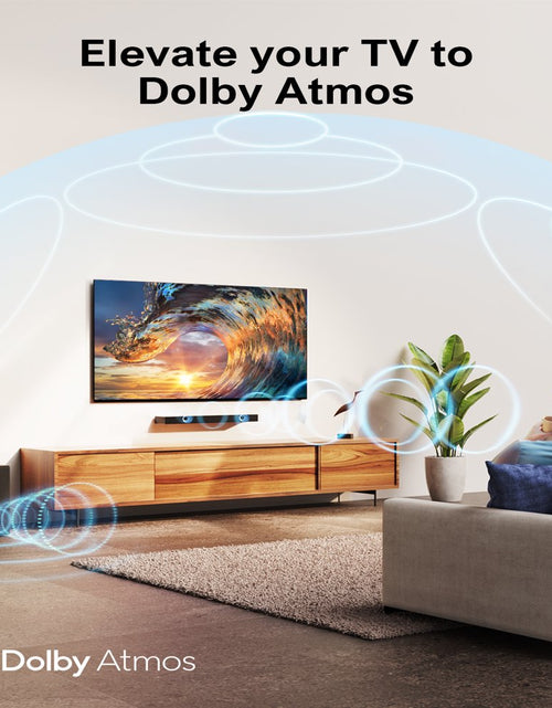 Load image into Gallery viewer, Dolby Atmos Sound Bar for TV, 3D Surround Sound System for TV Speakers, 190W 2.1 Sound Bar with Subwoofer, Home Theater Sound Bars, Bluetooth Speaker Audio Hdmi-Earc Nova S50 2023 Upgrade

