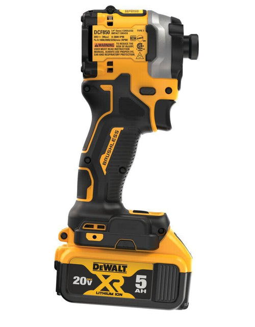 Load image into Gallery viewer, ATOMIC 20V MAX Lithium-Ion Cordless 1/4 In. Brushless Impact Driver Kit, 5 Ah Battery, Charger, and Bag
