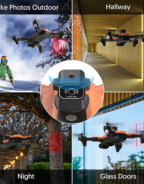 Load image into Gallery viewer, RC Mini Drone with Camera for Kids Adults 4K Quadcopter FPV Video HD Camera Drones for Beginners

